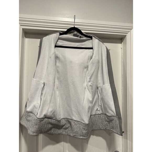 ATHLETA Cya Stronger Long Hoodie Jacket Heather Grey size XXS - Picture 7 of 11
